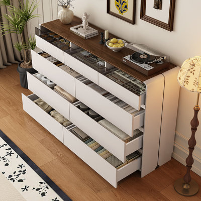Minimalist modern storage chest of drawers