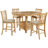 5-piece Oval Counter Height Dining Set