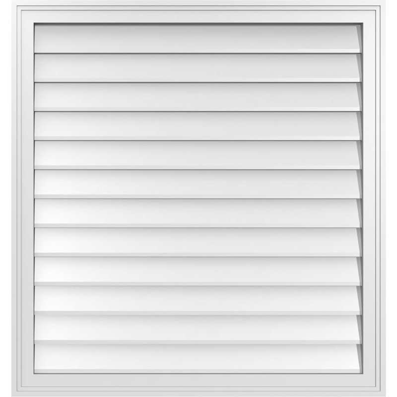Cadre en brique, brun clair apprêté, H 36 po x l 34 po x P 1,5 po