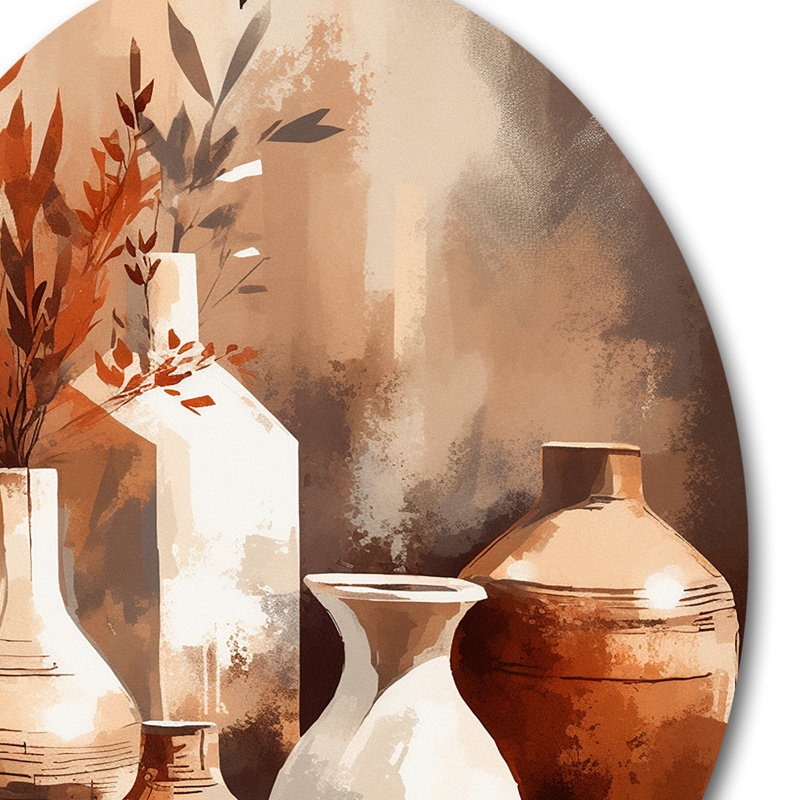 Vase en terre cuite Norco, H 23 po x l 23 po x P 1 po