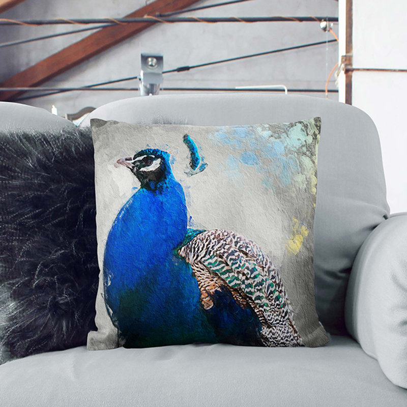 Square Throw Cushion, 55cm H x 55cm W x 20cm D