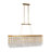 Lafayette 6-Light Linear Pendant - Havana Gold