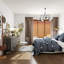 Commode 9 tiroirs de style rustique