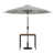 Parasol gris est en rupture de stock