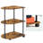 Semicircular Side Table - Brown