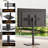 Tempered Glass Base Floor TV Stand 32-60 Inch, Height Adjustable,swivel Tv Stand With Mount-1178402703