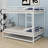 Metal Bunk Bed With Trundle-1893343109
