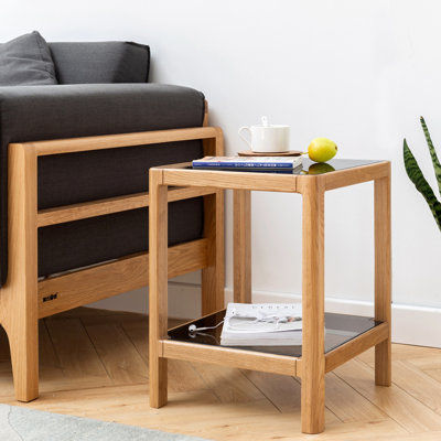 Table de bout en verre Reginn