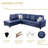 Bawan Faux Leather L-Shaped Sectional-2029014145-2029014198
