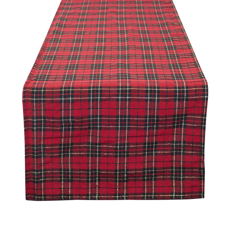 Chemin de table Tartan, 16 po x 69 po