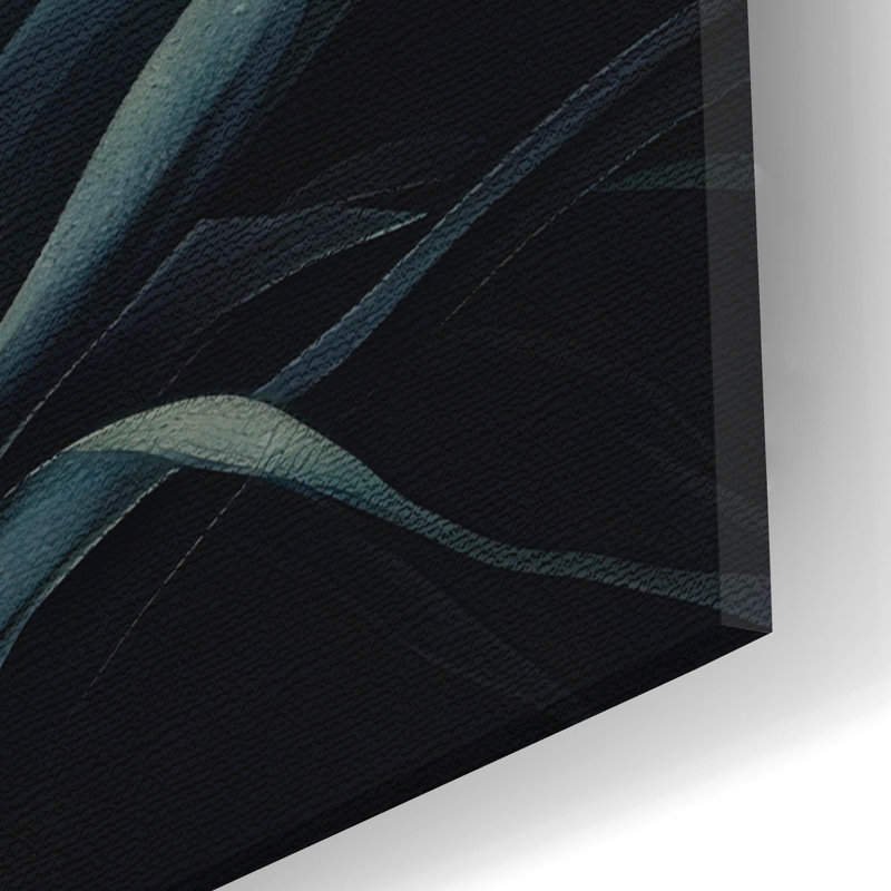 «Flower In The Dark» par Andreas Magnusson, art mural en verre acrylique, H 24 po x l 16 po x P 0,2 po
