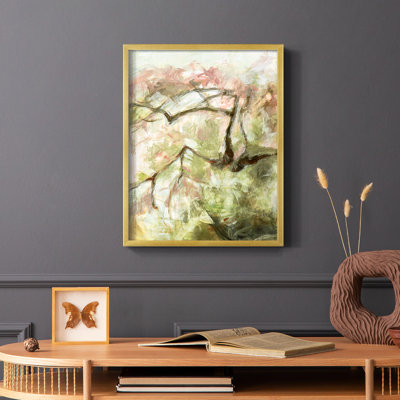 Spring Diptych I Framed Print - Solid Wood