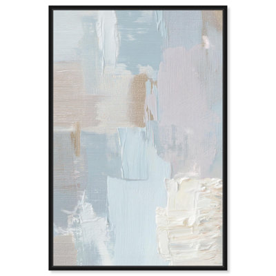 Glacial Patina Flow III Canvas Print Calming Wall Art by Art Remedy