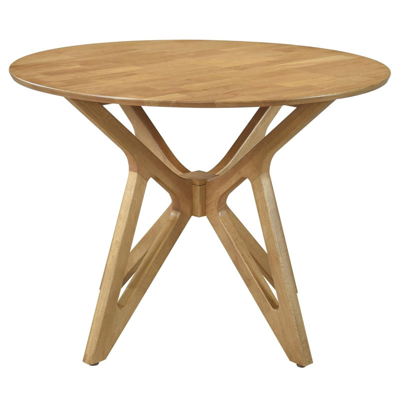 Carson Light Walnut Solid Wood Dining Table