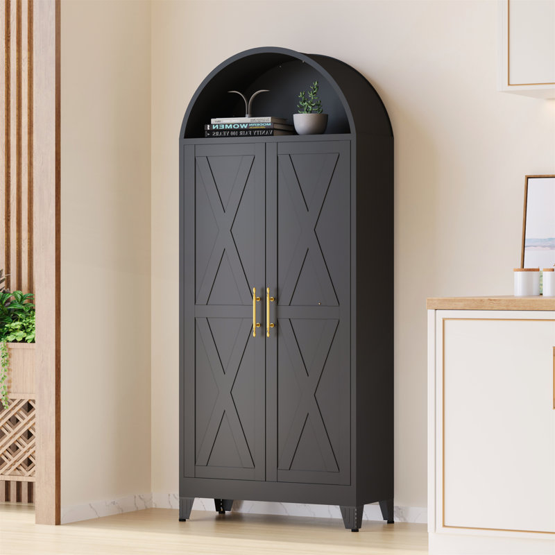 Armoire de rangement Elegant, Noir