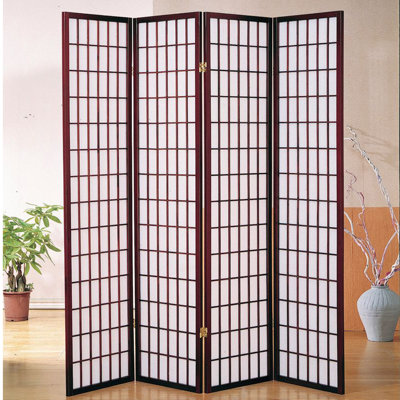 Paravent 4 panneaux Meilen Cherry