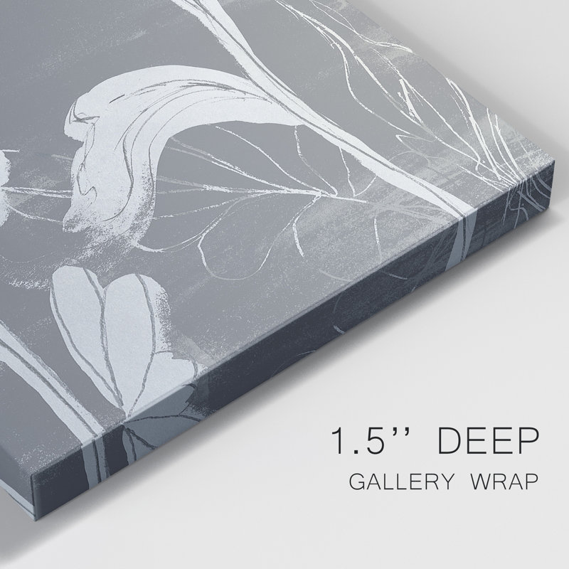 " Grayscale Garden II ", 36" H  x 24" W x 1" D