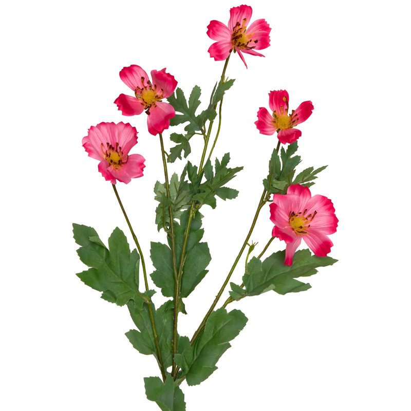 Cosmos Artificial Floral Sprays - 31" - Hot Pink - Set Of 6
