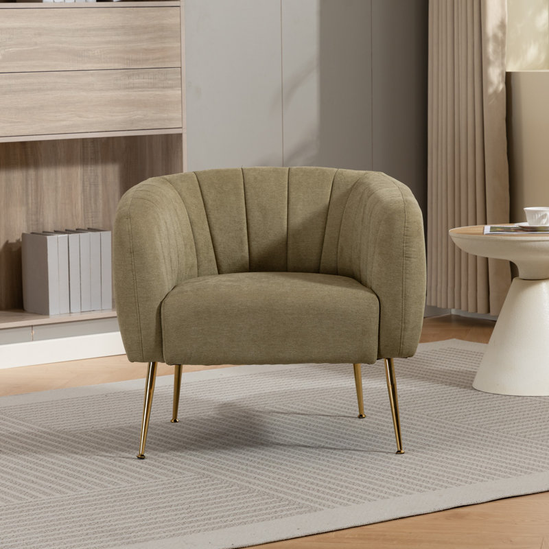 Upholstered Armchair, Pistachio