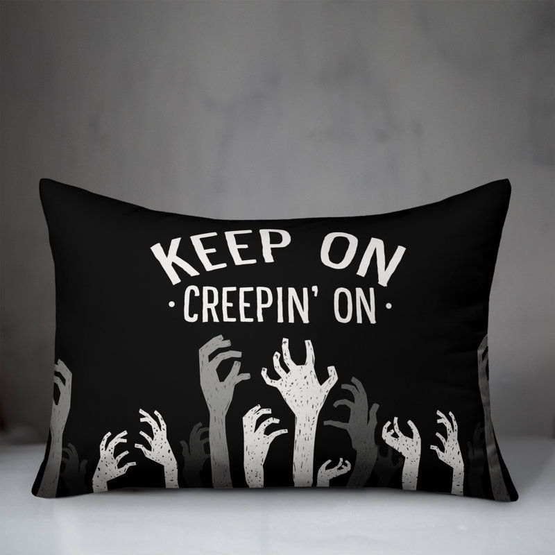  Coussin Keep On Creepin On Zombies