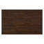Table de chevet classique pour chambre à coucher en brun, placage de bois de manguier, table de chevet 3 tiroirs en bois brun, 3 accessoires