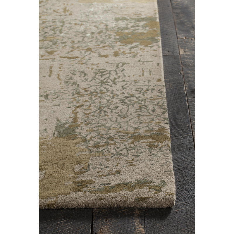 Rupec Patterned Contemporary Beige Area Rug, 5' x 7'6"