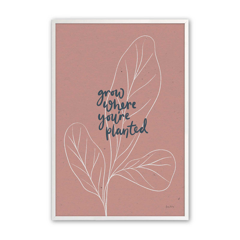 Confident Blooms II Print in a  Frame, Opaque White Open Corner Framed, 15'' H x 12'' W
