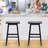 Jovanii Counter Stool with Solid Wood Frame-1960008296-1960008304