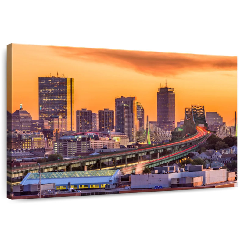 Sireci Boston Sunset Drive, 16" H x 24" W