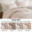Ensemble de housse de couette en lin, coton et rayonne 3 pièces-115820405