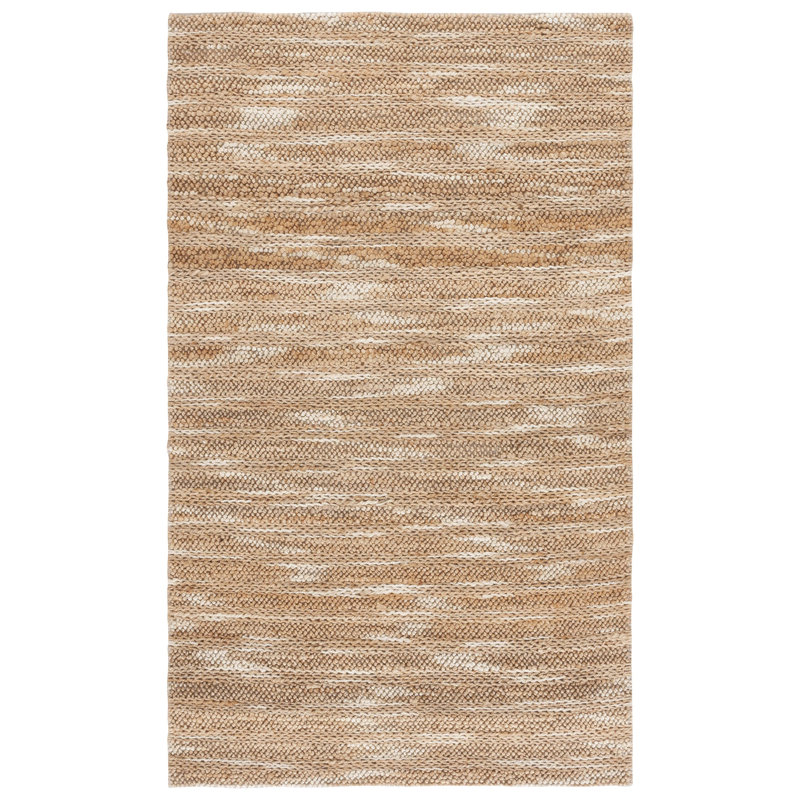 Natural Fiber Couture 101 Hand Loomed Jute/Cotton Rug in Natural, Rectangle 6' x 9'