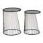 Cockrell Glass Top Frame Nesting Tables