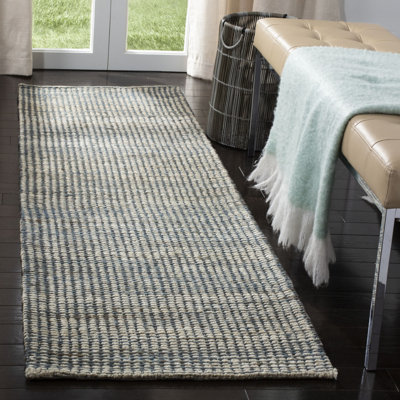 Zaragoza Handwoven Flatweave Blue/Ivory Area Rug