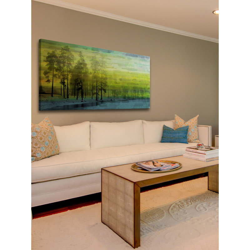 «Ice Lake», reproduction sur toile tendue, H 12 po x l 24 po
