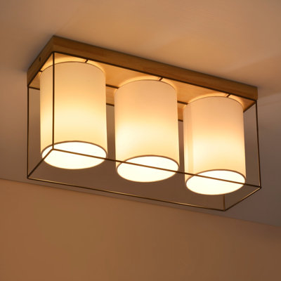 Shelsey Linen Flush Mount