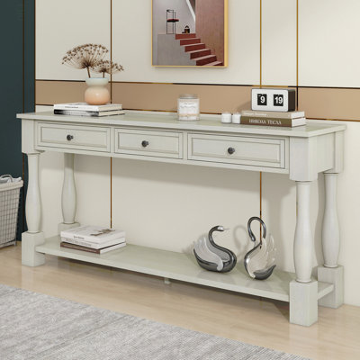 Console de 63 po avec tiroirs et tablette Cervantez