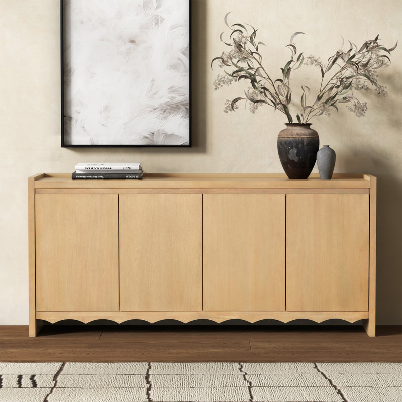 Buffet en bois 4 portes Rhylee