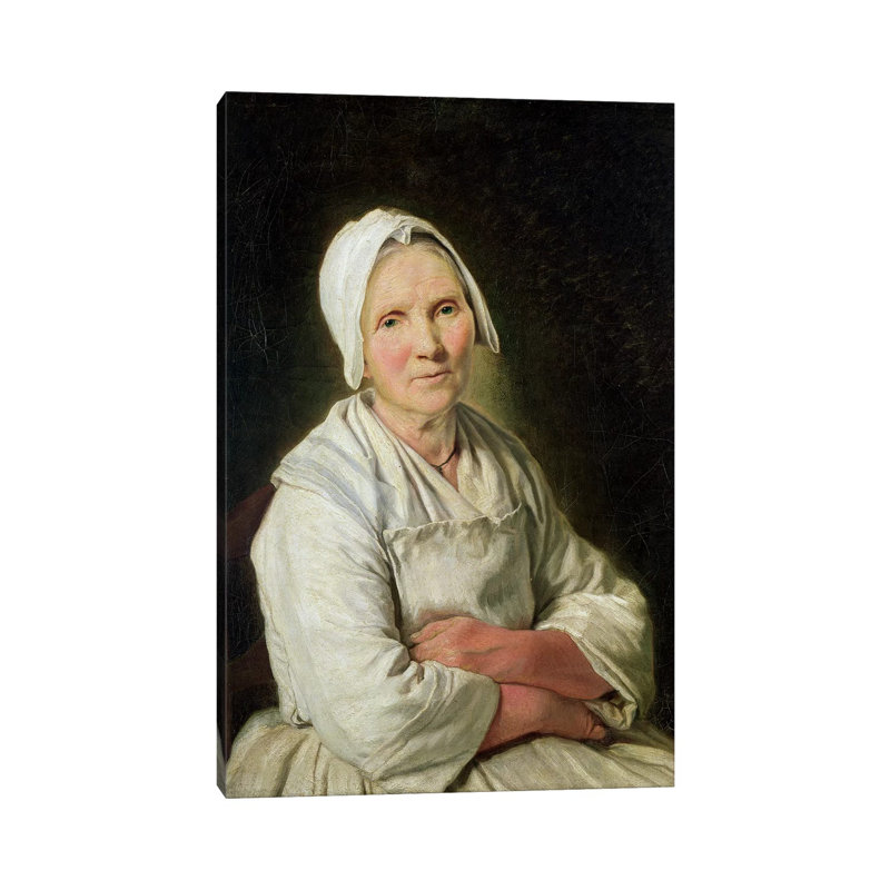 The Old Woman by Francoise Duparc - Wrapped Canvas Print