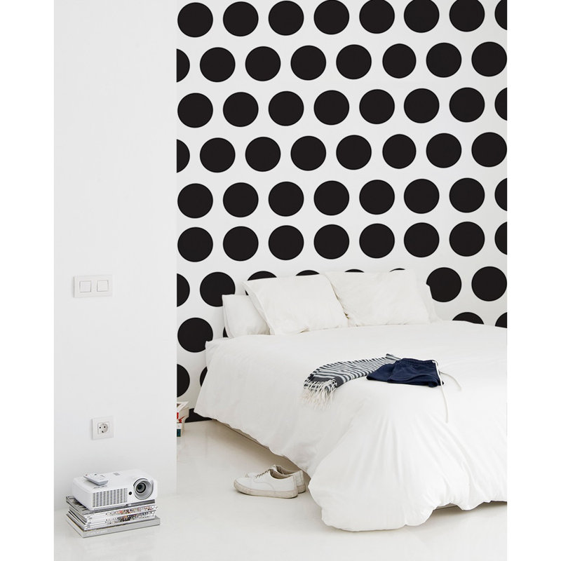 Lanajah Polka Dot Dots Wallpaper, 290 cm L x 290 cm W