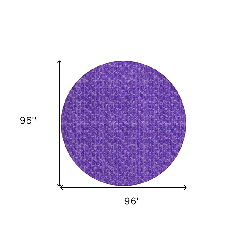 Tapis d'intérieur rond 8 pi