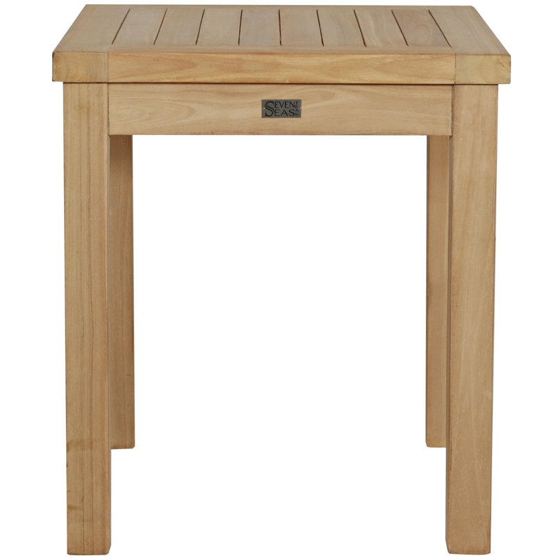 16'' W Wood Shower Bench