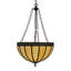 Luminaire suspendu bol 3 lumières unique
