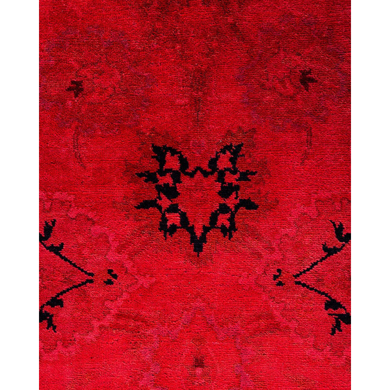 Overyed One-of-a-Kind Rectangle 4'1" X 6'2" Hand Knotted Area Rug