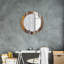 Huldar Glass Flat Wall Mirror