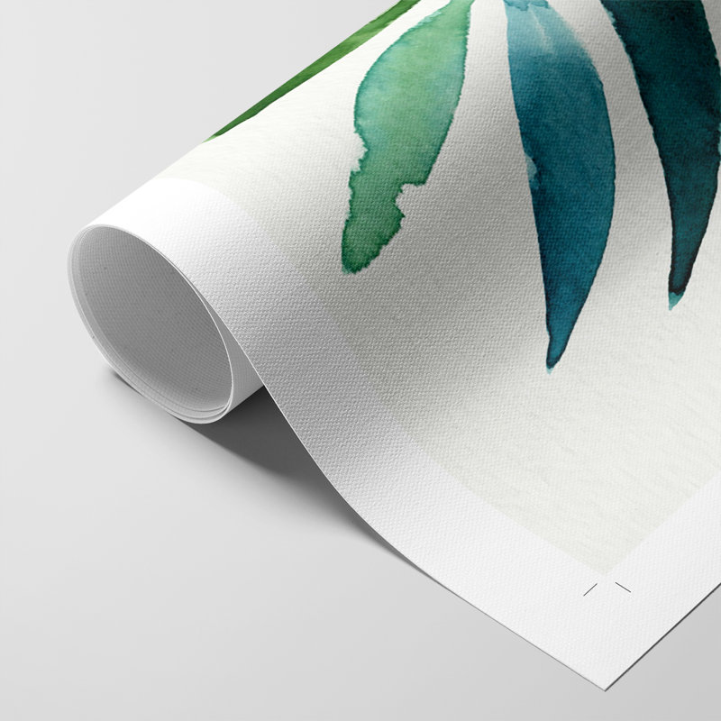 Palm Frond Flow I - Impression sur toile seulement - NON-CADRE, H 18 po x l 12 po