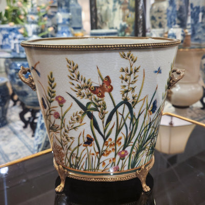 Cache pot en céramique