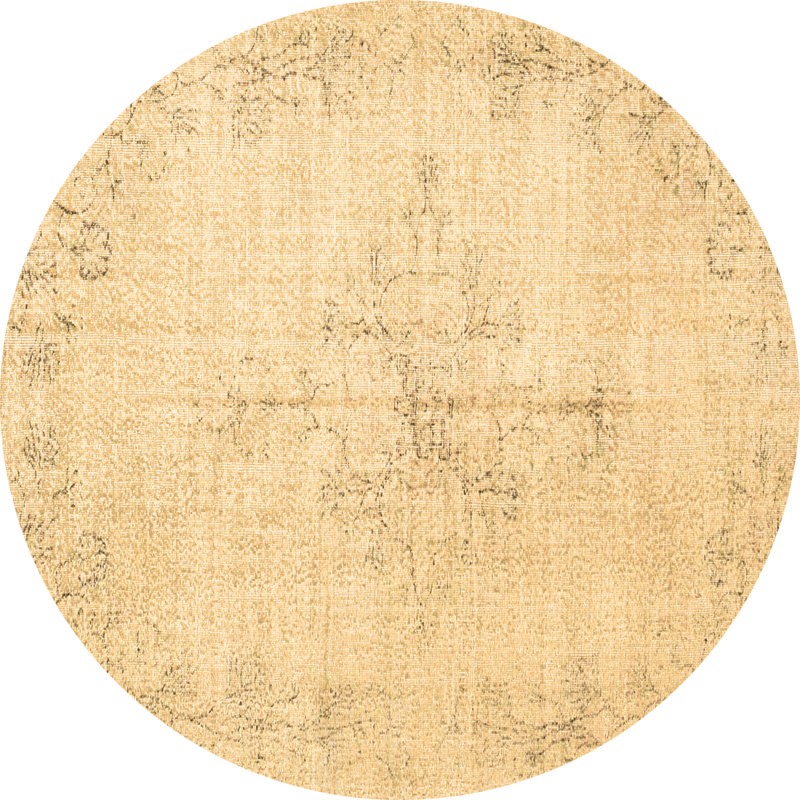 Tapis brun traditionnel Traditional 1447, Rond 7 pi