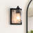 50” W  5-Light Farmhouse Faux Wood Grain Vanity Light with Seeded Glass for Bathroom & Mirror-887759152-887759154