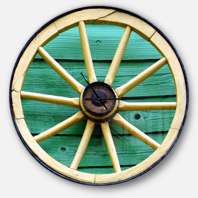 Horloge murale Swigart Farmhouse Designart, Grand