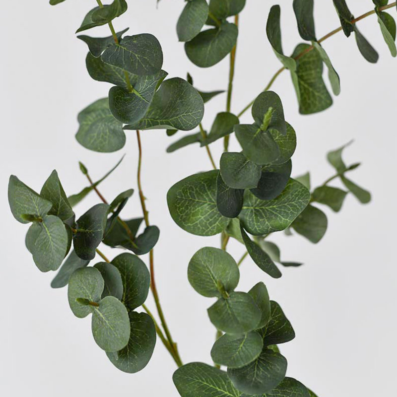 Branche d'eucalyptus artificiel Audet (1 tige), Vert